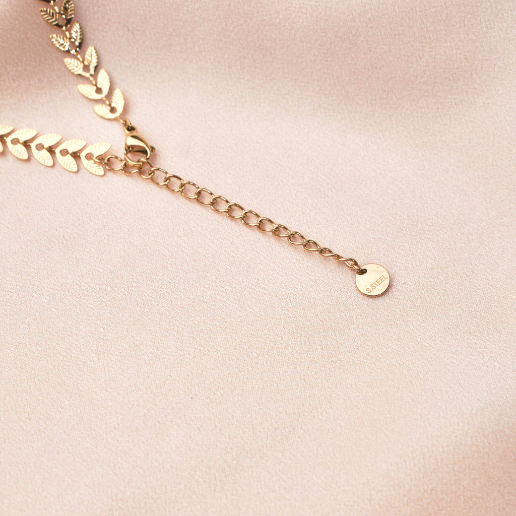 Collar Espiga. Choker en acero inoxidable