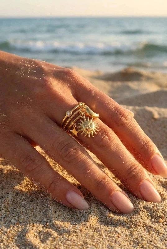 Anillo Altair. Acero inoxidable