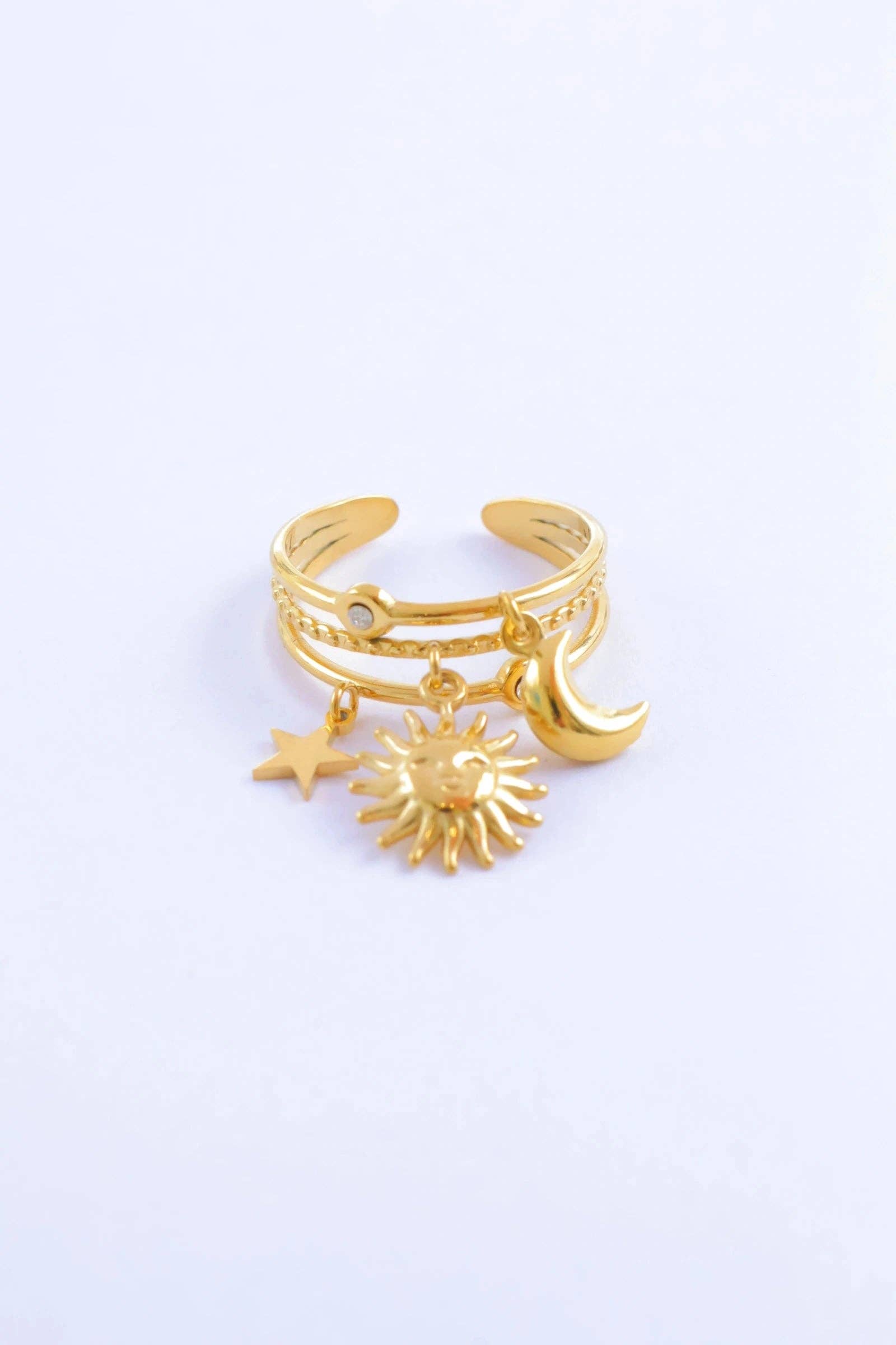 Anillo Altair. Acero inoxidable