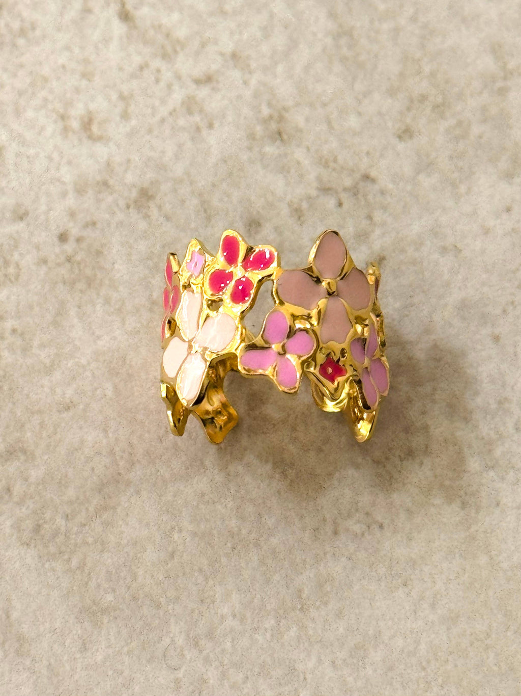 Anillo Hawai Rosa. Acero inoxidable