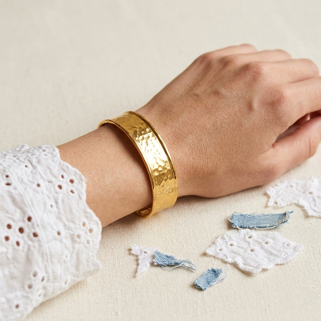 Brazalete Greco. Acero inoxidable