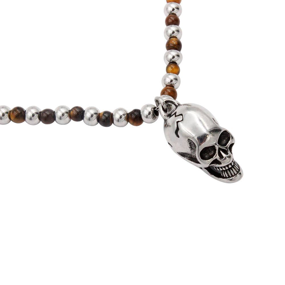 Collar Calavera. Acero inoxidable