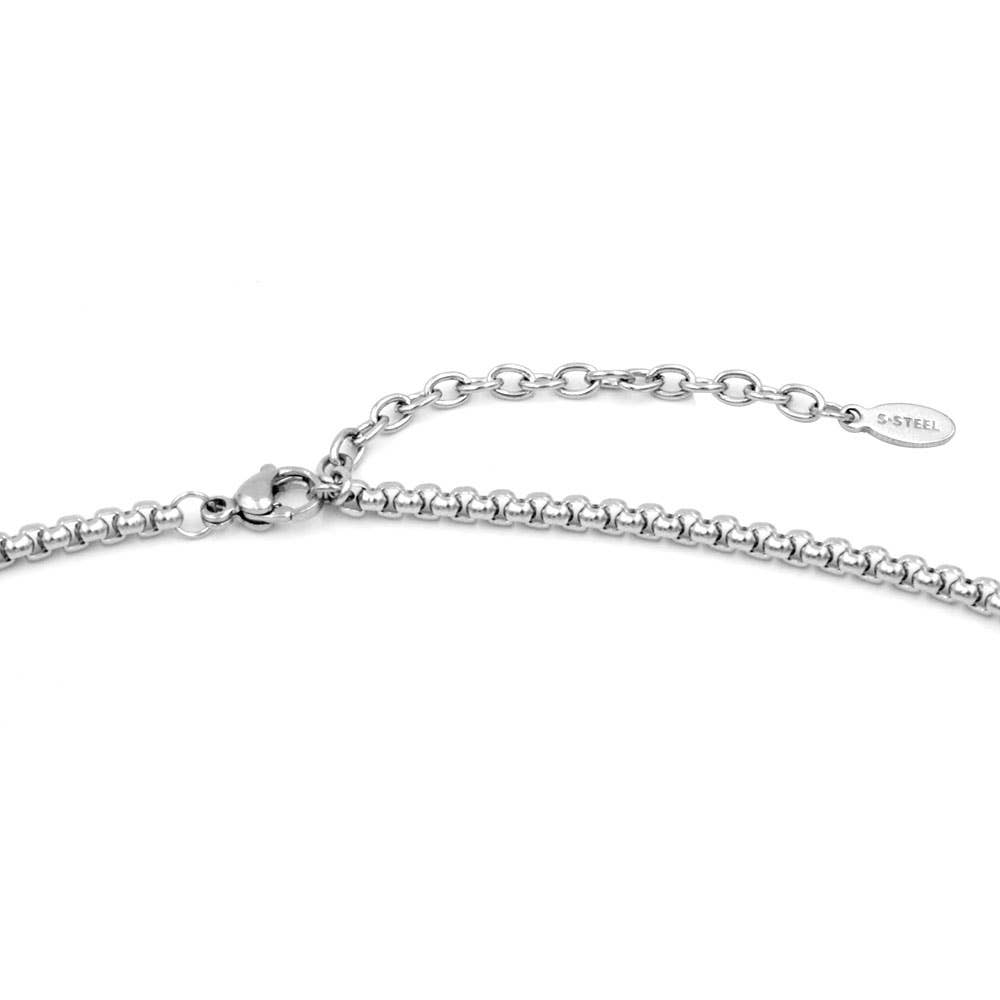 Collar Calavera. Acero inoxidable