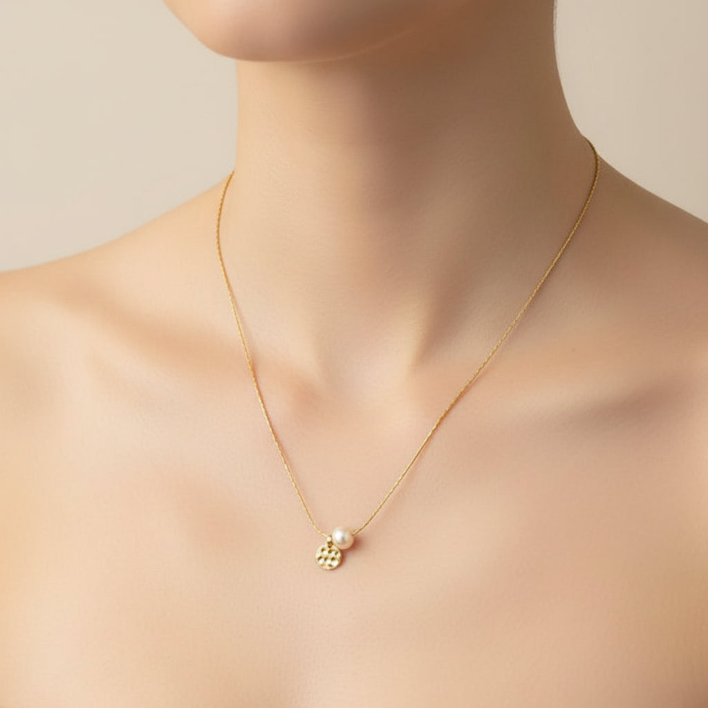 Collar Sandra. Chapado en oro 14K