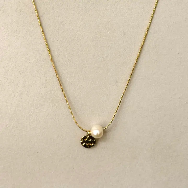 Collar Sandra. Chapado en oro 14K