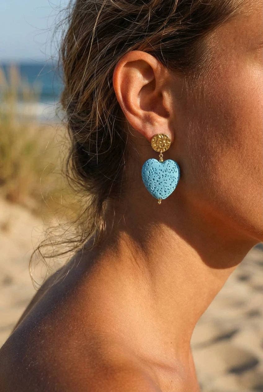 Pendientes Amber. Acero inoxidable
